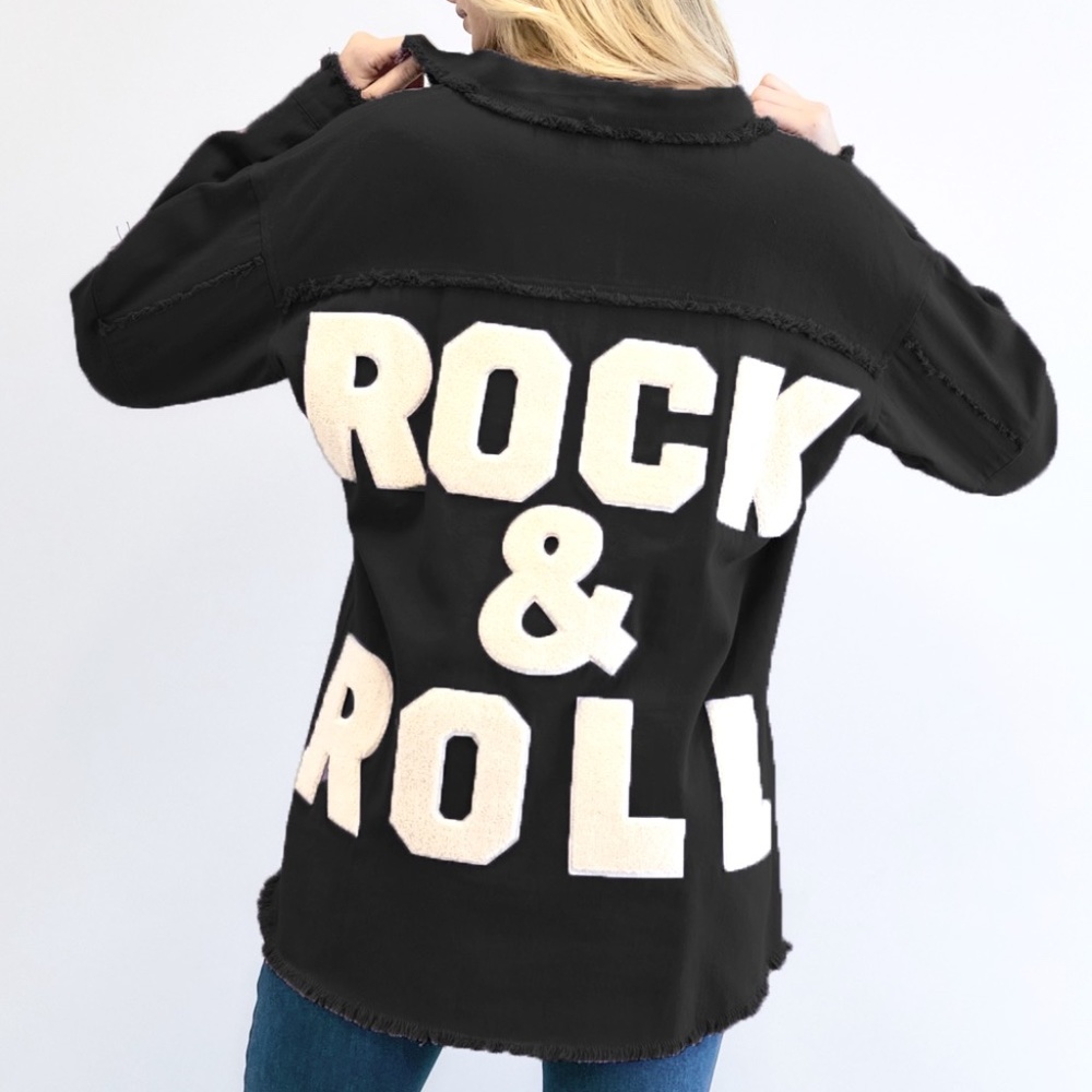 NEW ROCK & ROLL Jacket in Black S M L